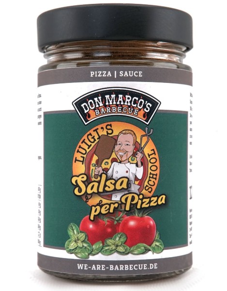 DON MARCOS Pizza Gewürz Luigis - Salsa per Pizza, 125 g Glas