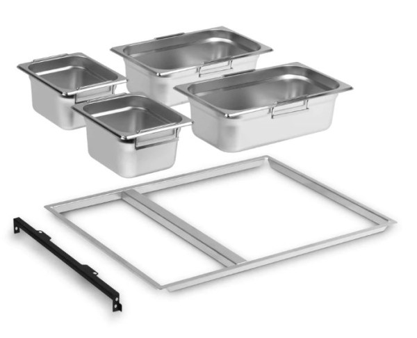 OTTO WILDE Schubladen-Set "Zubereitung" mit 4 Gastronormschalen für 16 Zoll Schubladen