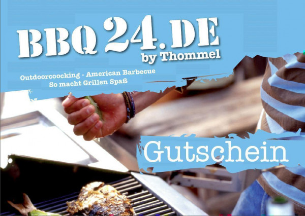 59,- € Grill Gutschein kaufen BBQ24.de by Thommel Ravensburg
