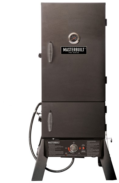 MASTERBUILT MPS 230S Dual Fuel Smoker schwarz, gas- u. holzkohlebetrieben
