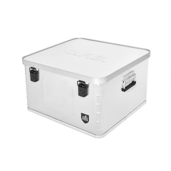 OTTO WILDE Aufbewahrungsbox Aluminium, 34,5cm x 56,5cm x 51,5 cm
