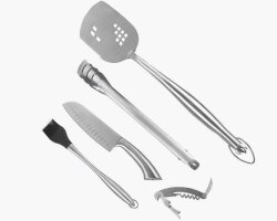 Grillbesteck und Messer