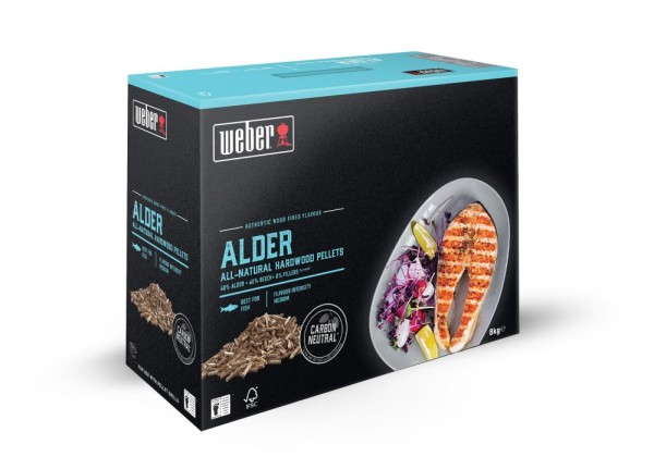 WEBER Holzpellets Erle/Alder 8 kg