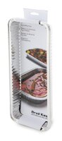 BROILKING Narrow Aluminiumtropfschale - 3er Pack