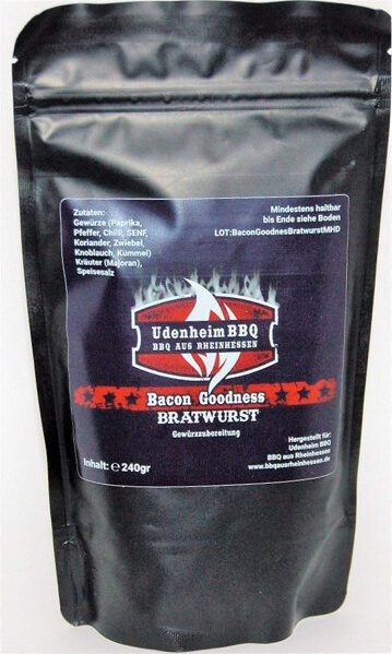 UDENHEIM BBQ Bacon Goodness Bratwurst 240g