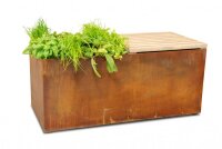 OFYR Herb Garden Bench Corten