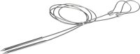 TRAEGER Flexibler Grillspiess, 2er Set