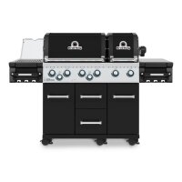 BROIL KING Imperial 690 IR Schwarz, IR-Brenner + Heckbr....