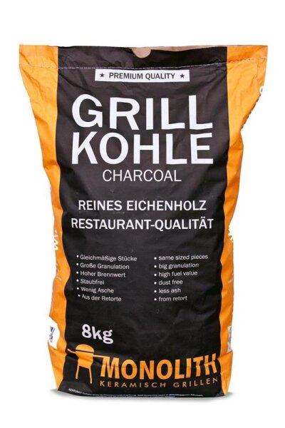 MONOLITH Grillkohle 8kg