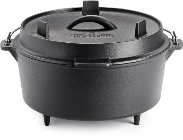 NAPOLEON Gusseisen Dutch Oven mit Deckel, Ø 28cm, 6 Liter