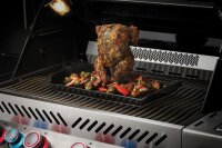 NAPOLEON Keramische Grillplatte (43x25 cm) mit Geflügelaufsatz