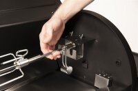BROILKING Pellet Smoker Drehspieß Set mit Elektromotor