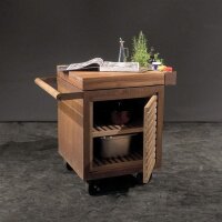 OFYR Storage Insert PRO with 1 door Teak Wood Small