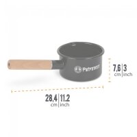 PETROMAX Emaille-Topf 0,5 Liter schwarz