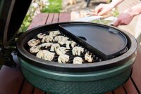 BIG GREEN EGG Halbrunde Grillplatte aus Gusseisen 2XL, XL