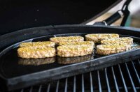 BIG GREEN EGG Halbrunde Grillplatte aus Gusseisen 2XL, XL