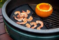 BIG GREEN EGG Halbrunde Grillplatte aus Gusseisen 2XL, XL
