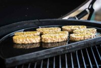 BIG GREEN EGG Halbrunde Grillplatte aus Gusseisen L