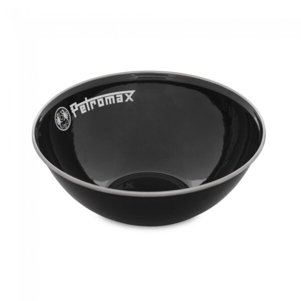 PETROMAX Emaille Schalen Schwarz, 2 Stück im Set (1 Liter)