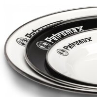 PETROMAX Emaille Teller weiß 2 Stück im Set (18 cm)