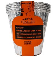 TRAEGER Grease & Ash Keg Liner 5er Pack - EZ-Clean...