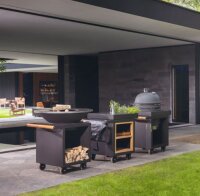 OFYR Kamado Table Black 65 Pro Concrete The Bastard