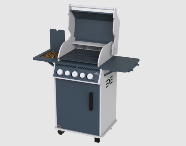 NAPOLEON Mini BBQ für Kinder - Spielzeuggrill aus Holz inkl. Zubehör