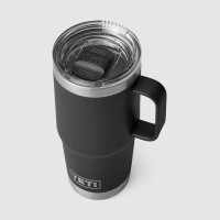 YETI Rambler 20 oz Travel Mug Black (591 ml)