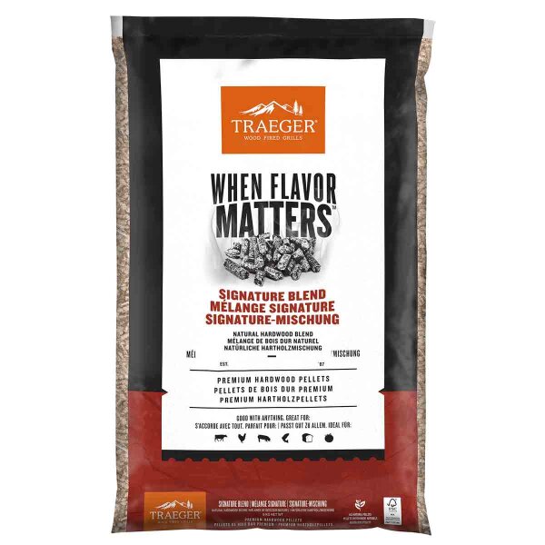 TRAEGER Hartholz Pellets Signature Blend FSC, 9 Kg Beutel
