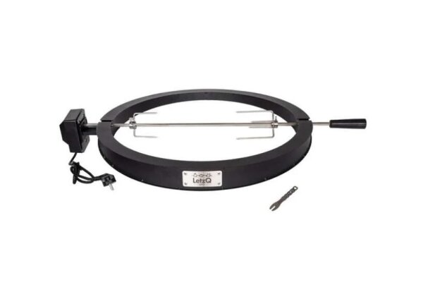 BIG GREEN EGG LetzQ Spit Kamado 13 INCH - Rotisserie MiniMax