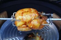 BIG GREEN EGG LetzQ Spit Kamado 13 INCH - Rotisserie MiniMax