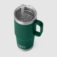 YETI Rambler Straw Mug 25 oz (739 ml) Black Forest Green