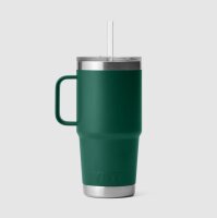 YETI Rambler Straw Mug 25 oz (739 ml) Black Forest Green