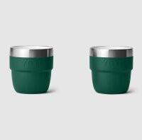 YETI Rambler Stackable Cup 4 oz (118ml) 2 PK Black Forest...