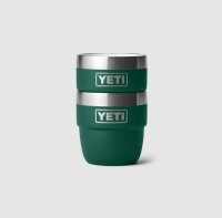 YETI Rambler Stackable Cup 4 oz (118ml) 2 PK Black Forest Green