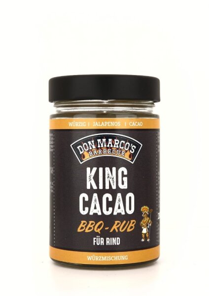 DON MARCO King Cacao BBQ Rub 210 g Glas