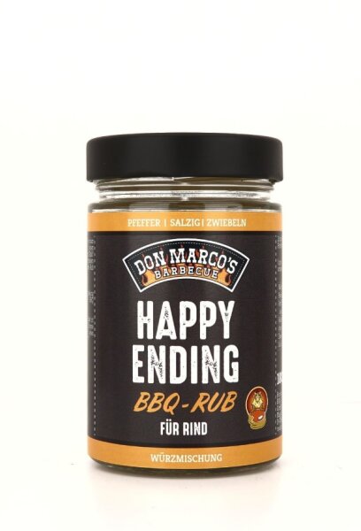DON MARCO Happy Ending® BBQ Rub180 g Glas