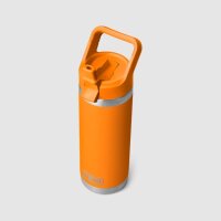 YETI Rambler 18oz (532 ml) mit Trinkhalmdeckel King Crab Orange