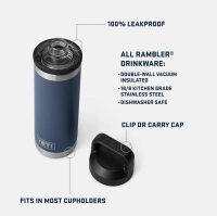 YETI Rambler18 oz Bottle Chug Moon Dust (532 ml)