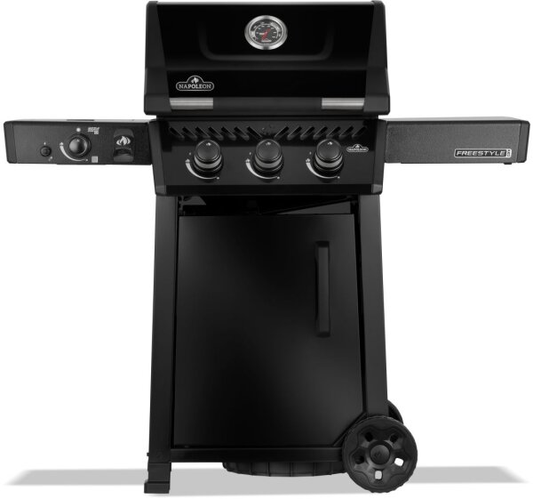 NAPOLEON  Freestyle™ PRO 365, 3 Hauptbrenner, SIZZLE ZONE™ Seitenbrenner und Tür, Schwarz