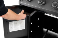NAPOLEON  Phantom, Rogue® PRO 30 Plancha, SIZZLE ZONE™ Seitenbrenner, mattschwarz