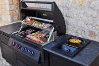 NAPOLEON  Oasis Compact 106, Mattschwarz, mit BIG32-1 und Einbau SIZZLE ZONE™