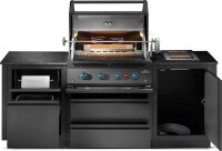 NAPOLEON  Oasis Compact 106, Mattschwarz, mit BIG32-1 und Einbau SIZZLE ZONE™