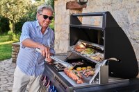 NAPOLEON  Oasis Compact 106, Mattschwarz, mit BIG32-1 und Einbau SIZZLE ZONE™