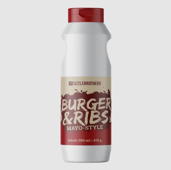 SIZZLEBROTHERS Burger & Ribs Mayo Style 500ml - BBQ Sauce