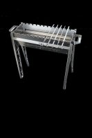 GRILL-ZENTRUM Holzkohlegrill/Mangal rein Edelstahl incl....