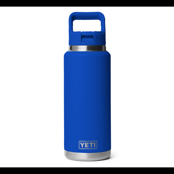 YETI Rambler 26oz (769 ml) mit Trinkhalmdeckel Royal Blue