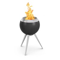 HÖFATS MOON 45 Feuerkorb mit hohem Fuß silber