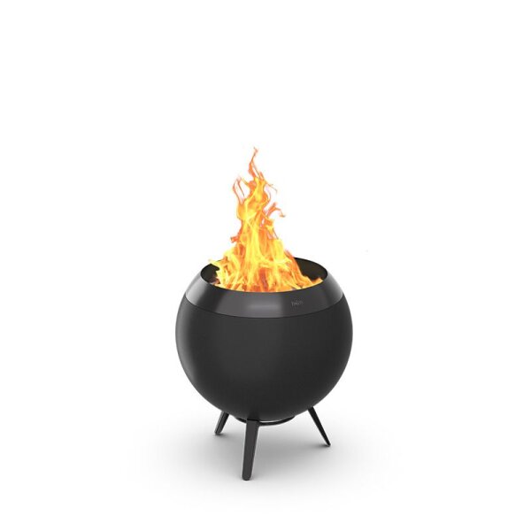 HÖFATS MOON 45 Feuerkorb mit niedrigem Fuß all black