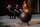 HÖFATS MOON 45 Feuerkorb mit niedrigem Fuß all black